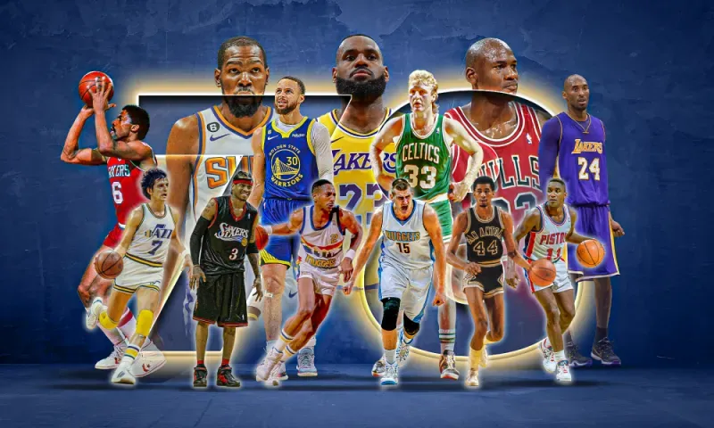 Hoopshype回顾NBA 78强榜单：詹姆斯21年来首次登顶 柯8鲨鱼9佛陀10 KD 12库里13